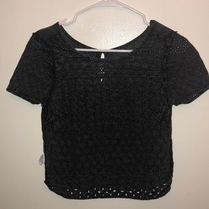 Charcoal grey blouse